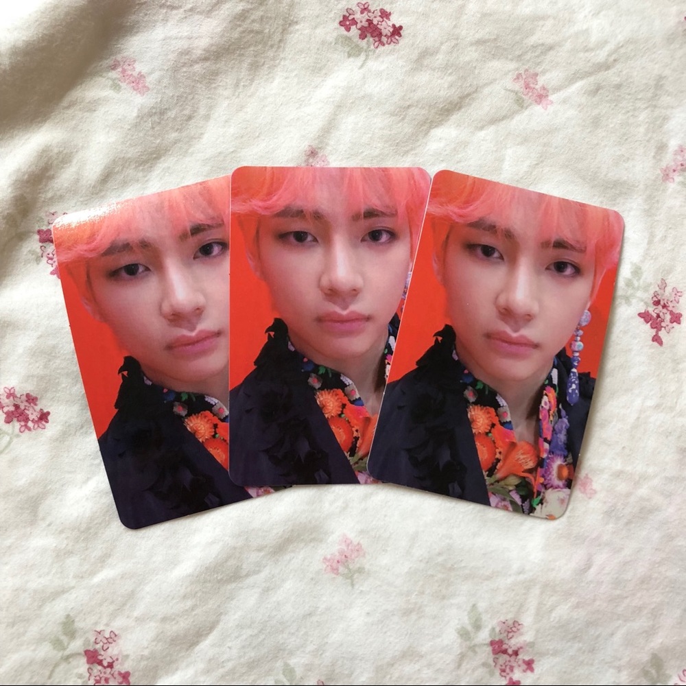 BTS taehyung love yourself photocard